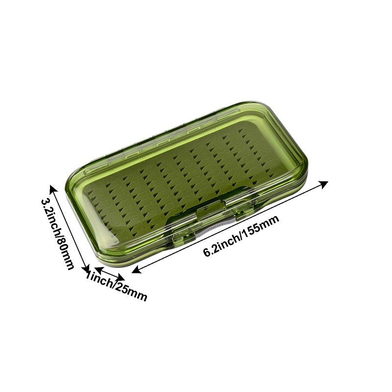 Aventik Waterproof Fly Box Lightweight Flies Lure Case Easy Grip Fishing Box (h032) - Image 2